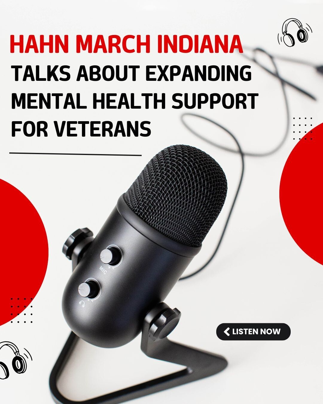 Hahn March Indiana Talks About Expanding Mental Health Support for Veterans