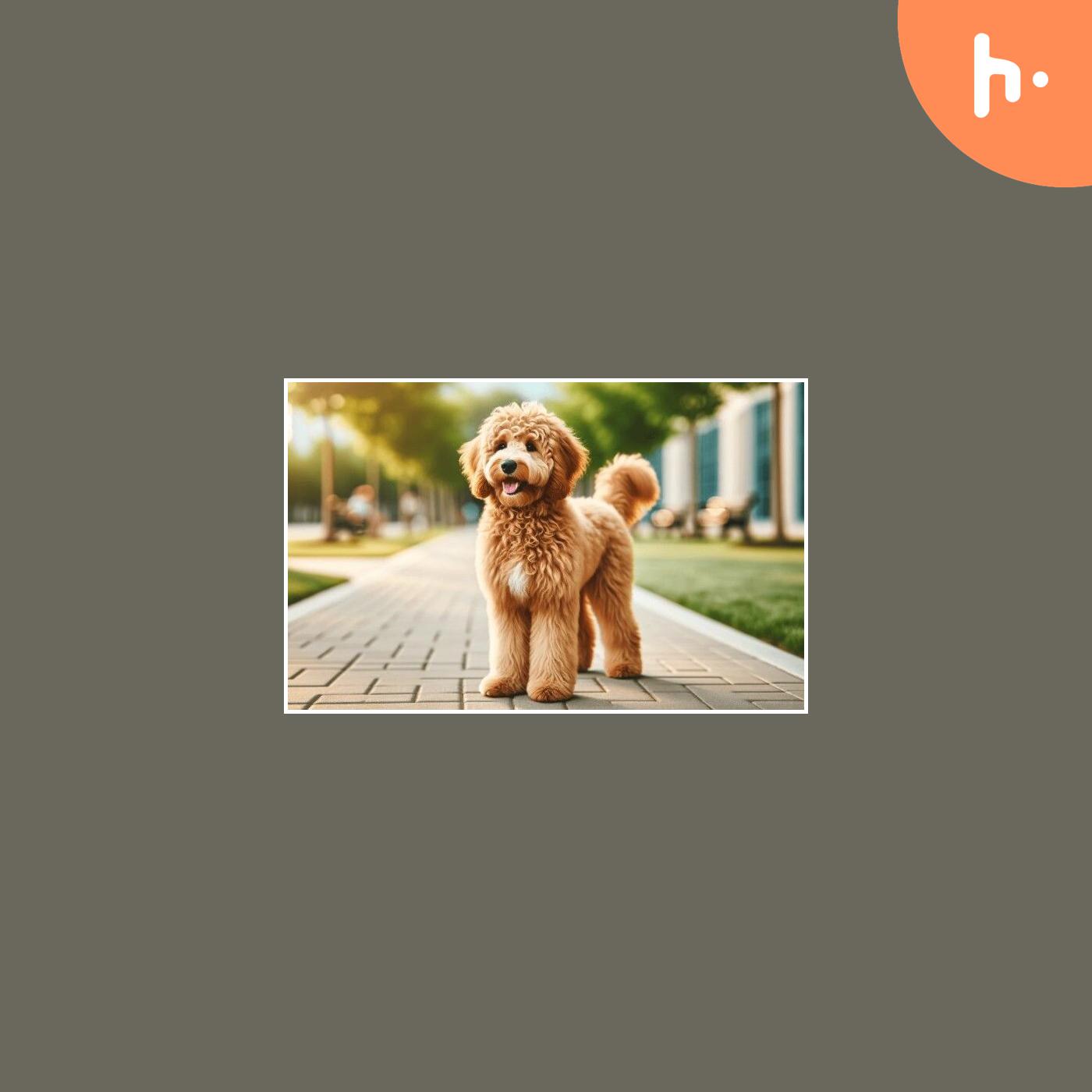 The Golden retriever dog
