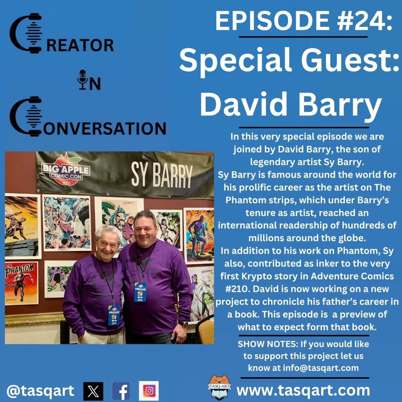 Creator In Conversation- Episode #24: David Barry