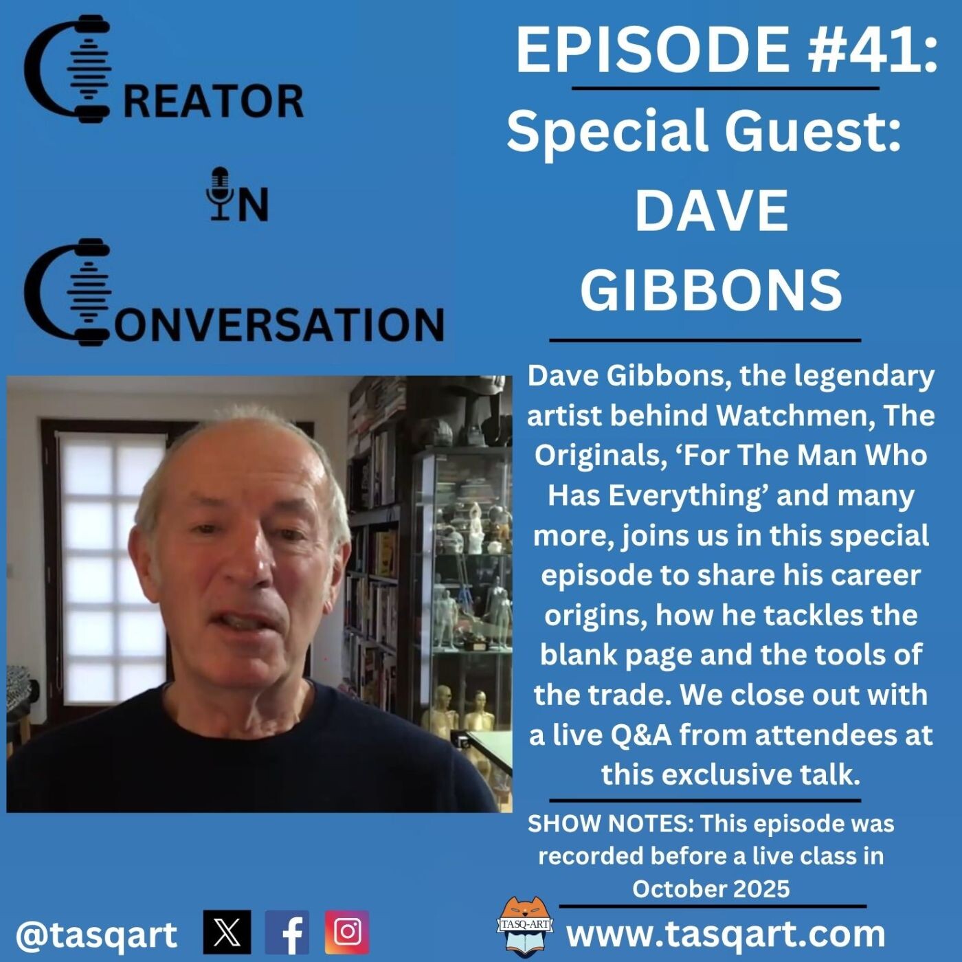 DAVE GIBBONS: CREATOR IN CONVERSATION EP. 41