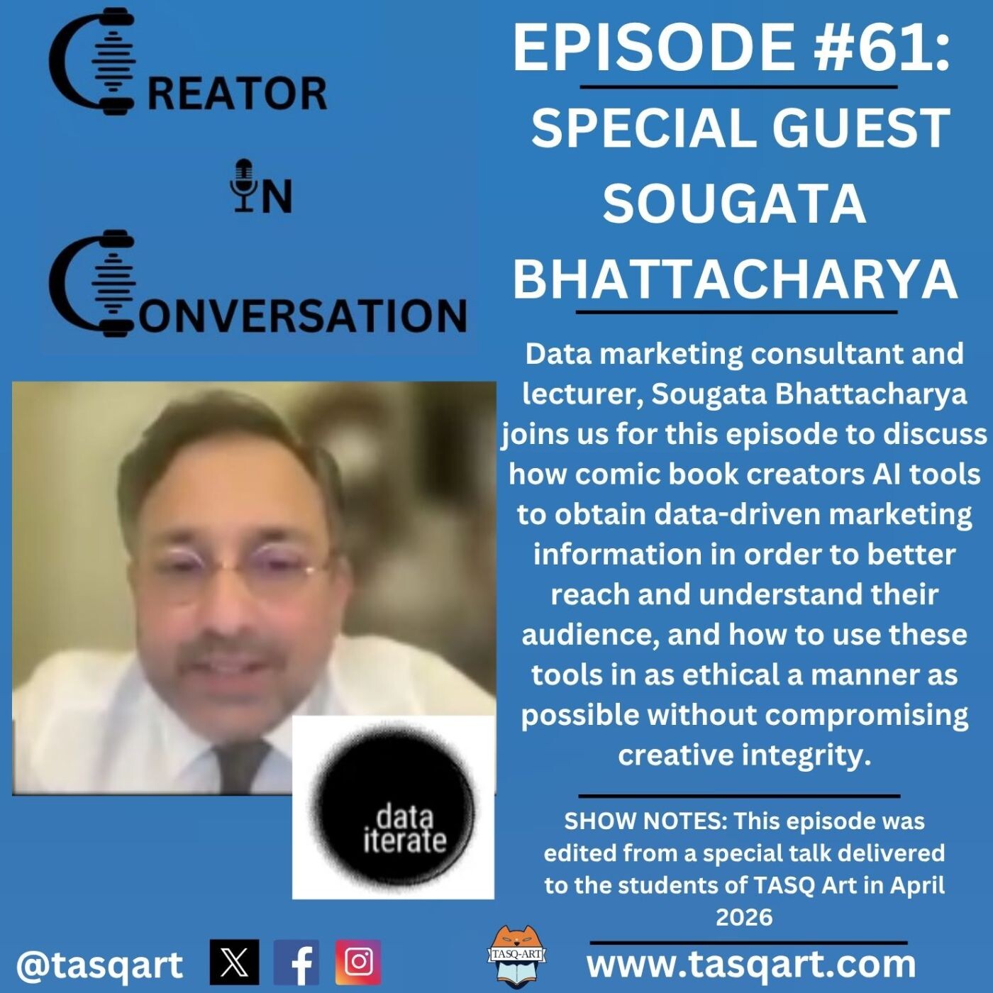 Sougata Bhattacharya- Creator In Conversation Ep. 61