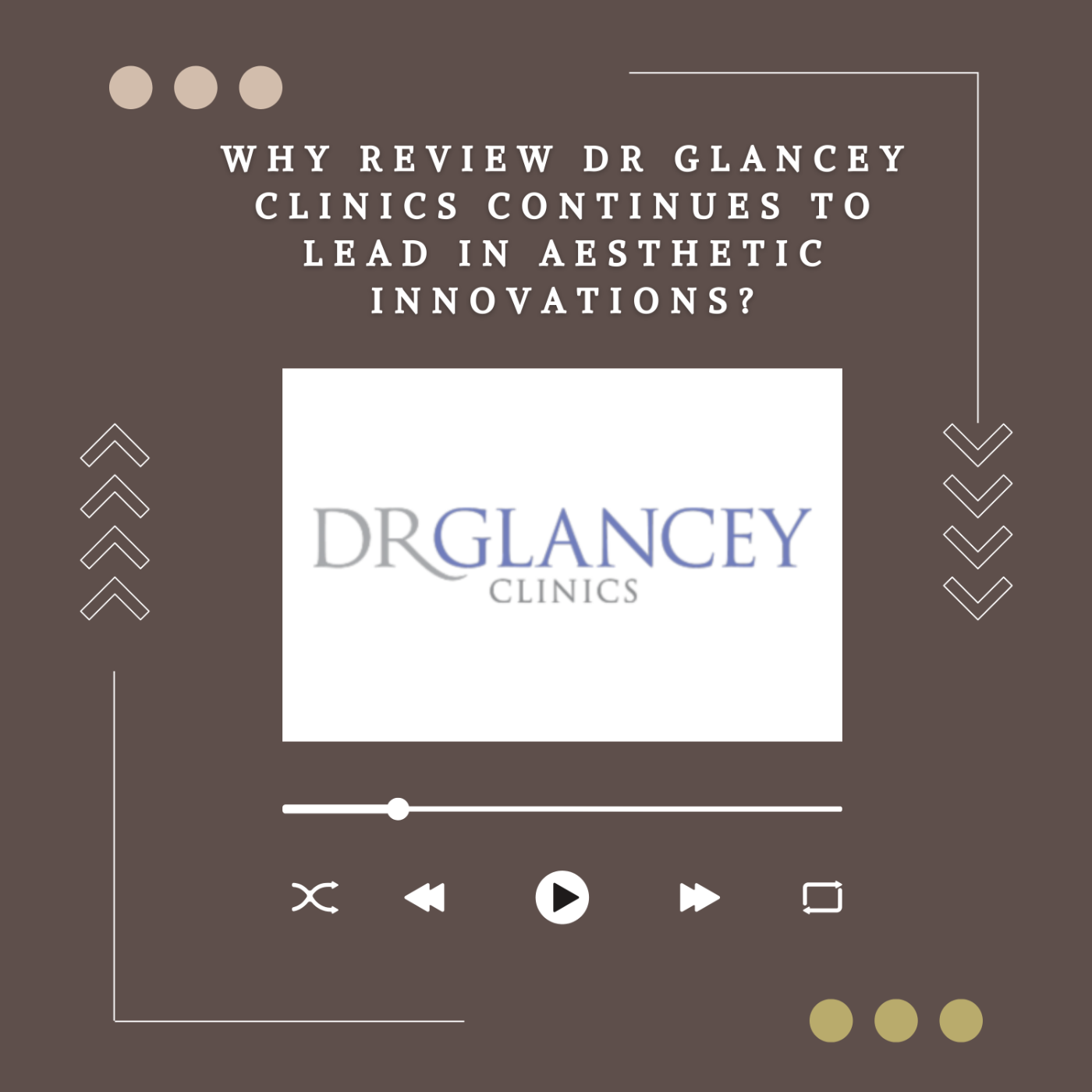 Why Review Dr Glancey Clinics Continues to Lead in Aesthetic Innovations? episode artwork