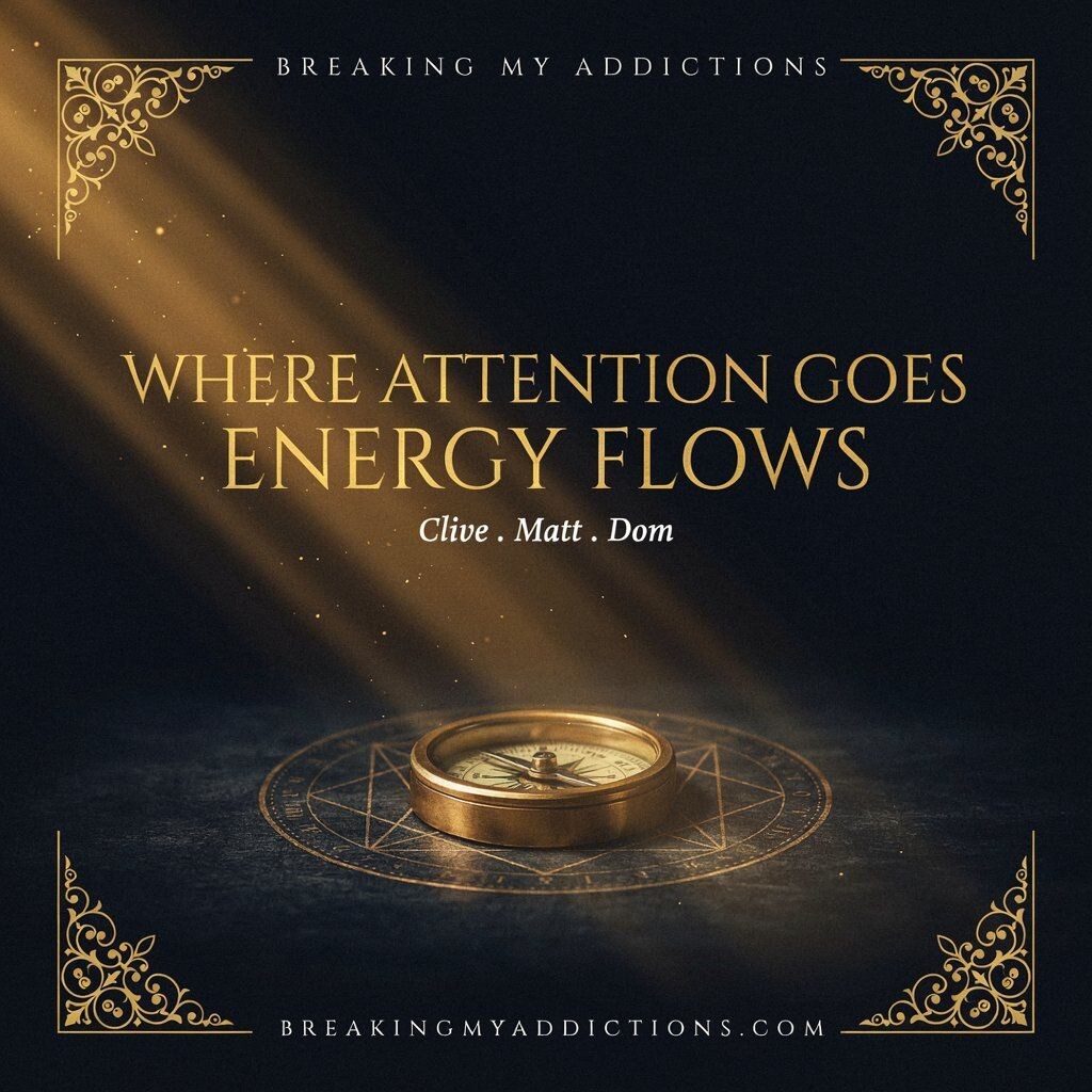 Addictions And Your Where Attention Goes, Energy Flows