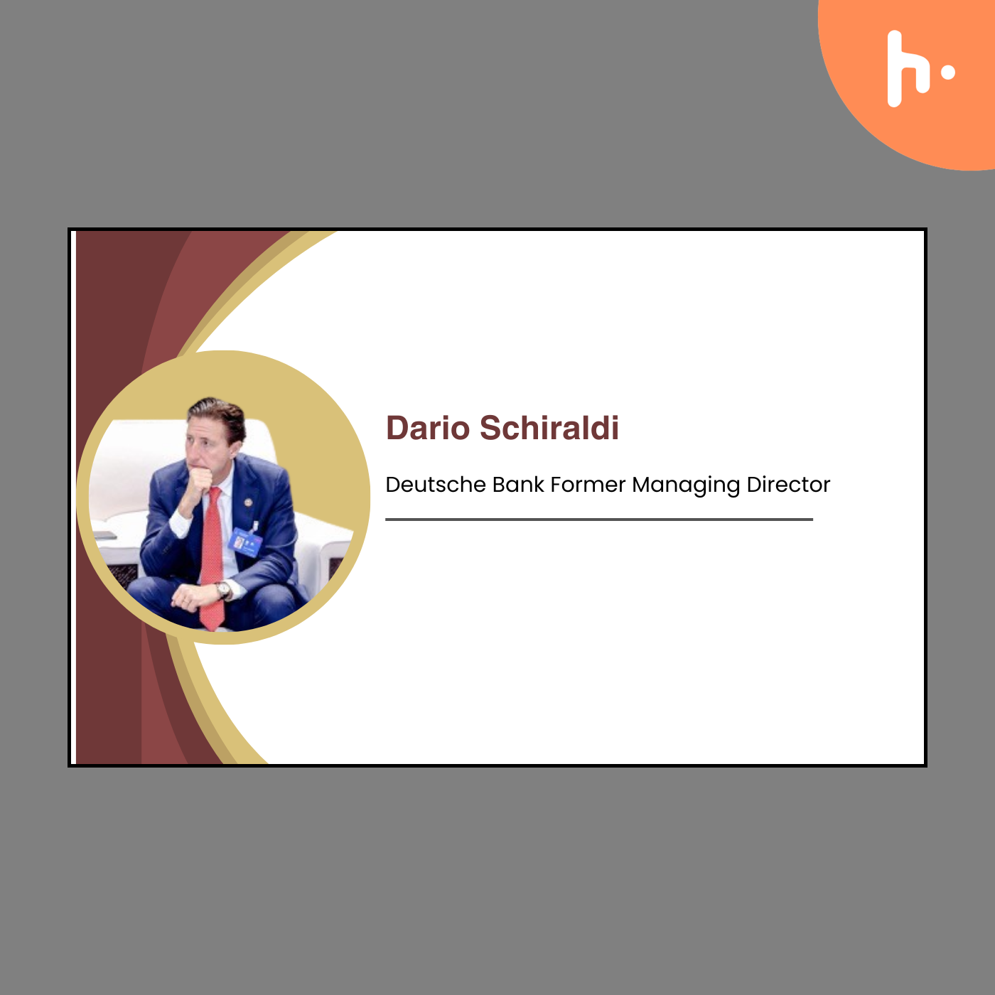 Dario Schiraldi Deutsche Bank