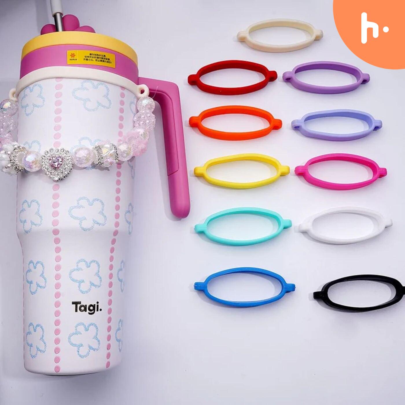 Multi-Color Silicone Bottle & Cup Sleeve Set – Includes Handle Strap, Drawstring & Ring 88MM Length podcast artwork