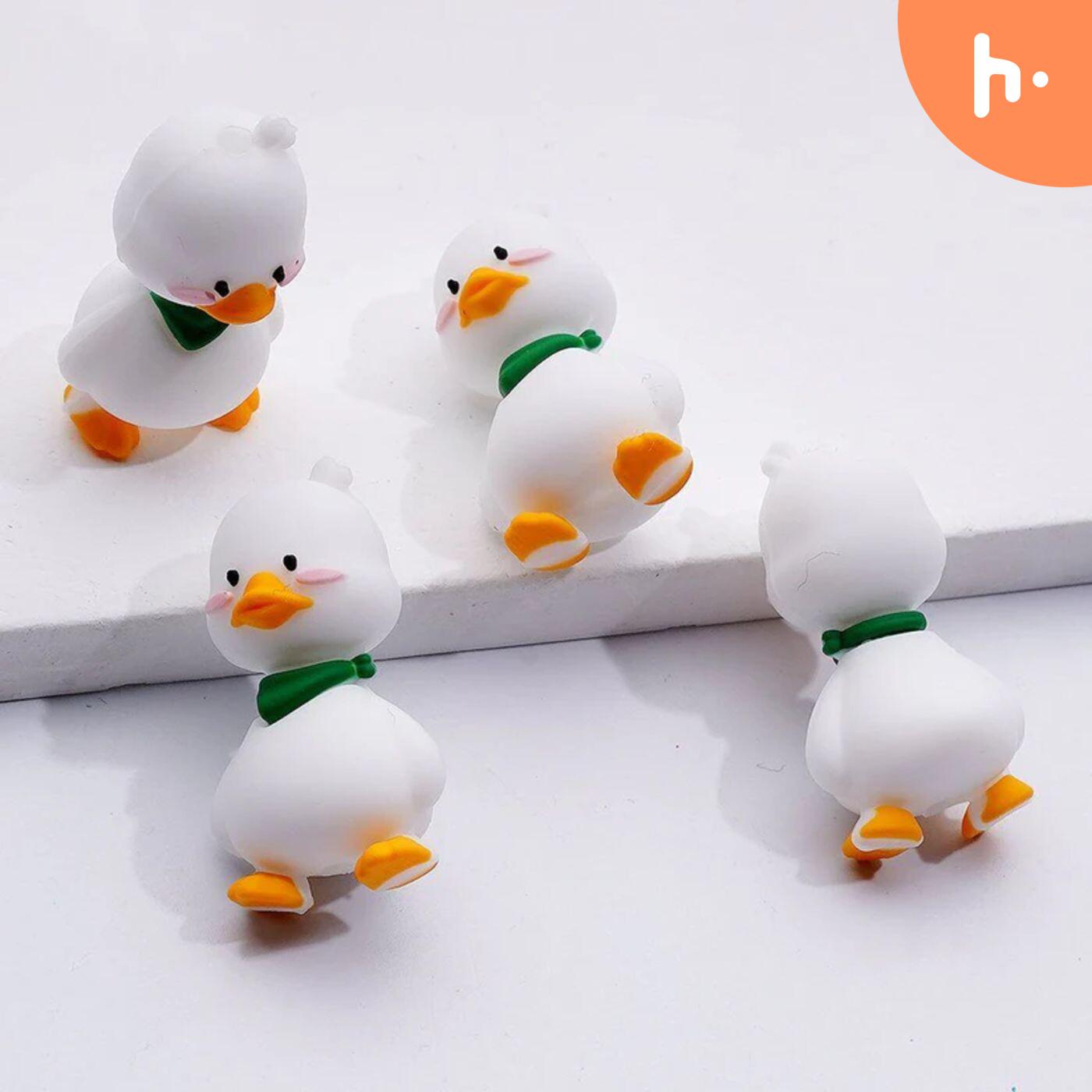 3D Little Cute White Duck Silicone Focal Beads podcast artwork