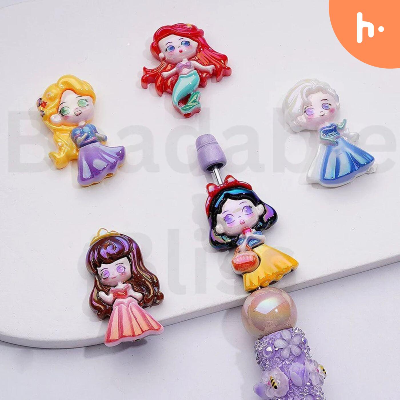 UV Coating Beautiful Disne Princess Series Sno Whit Mermai Rapunze Els Acrylic Beads, Random Mix podcast artwork