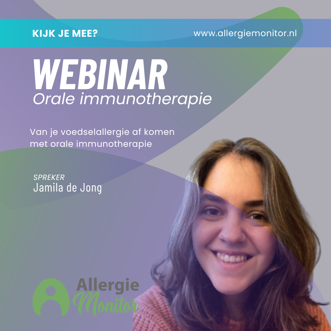 Webinar Orale immunotherapie met jamila de jong episode artwork