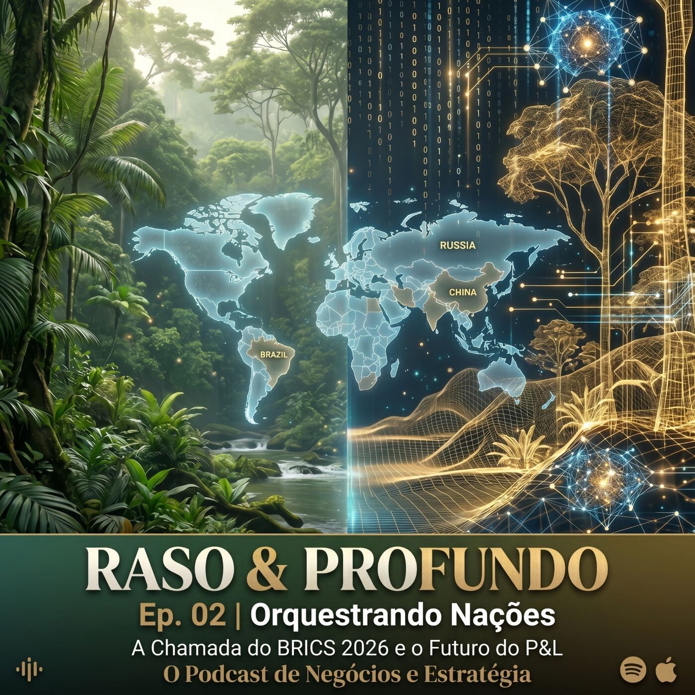 Ep. 02 - Orquestrando Nações: A Chamada do BRICS 2026 e o Futuro do P&L episode artwork