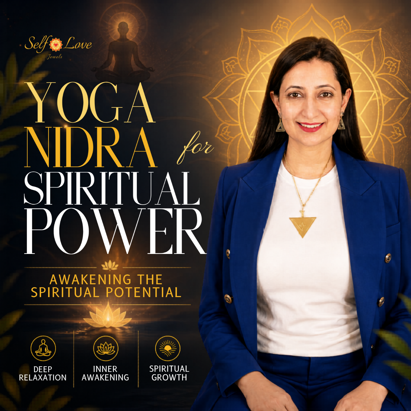 Yoga Nidra guided meditation for Awakening the spiritual potential (Spiritual power) episode artwork