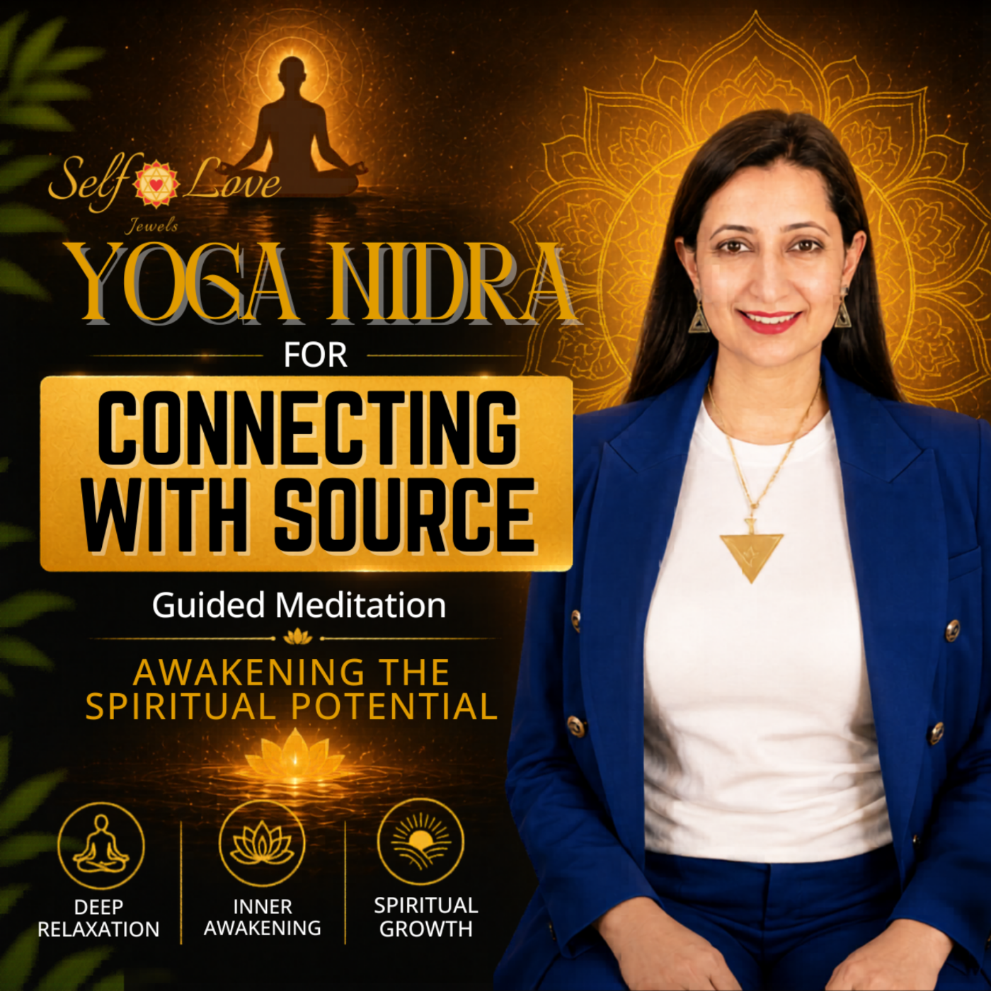 Guided meditation For connecting with Source (Inner Self) episode artwork