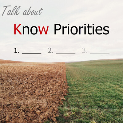 Talk About Know Priorities