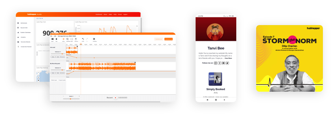 hubhopper analytics editor audiogram